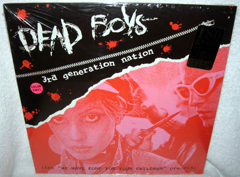 DEAD BOYS "3rd Generation Nation" LP 180 Gram Pink Vinyl